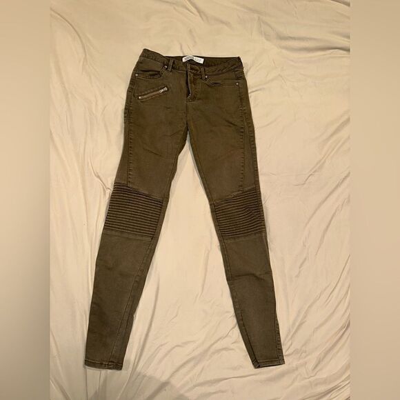 Olive army green pants women’s size 2 jeans - Picture 1 of 6